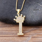 Letter Pendant with Chain - Gold - www.Shopthatapp.com