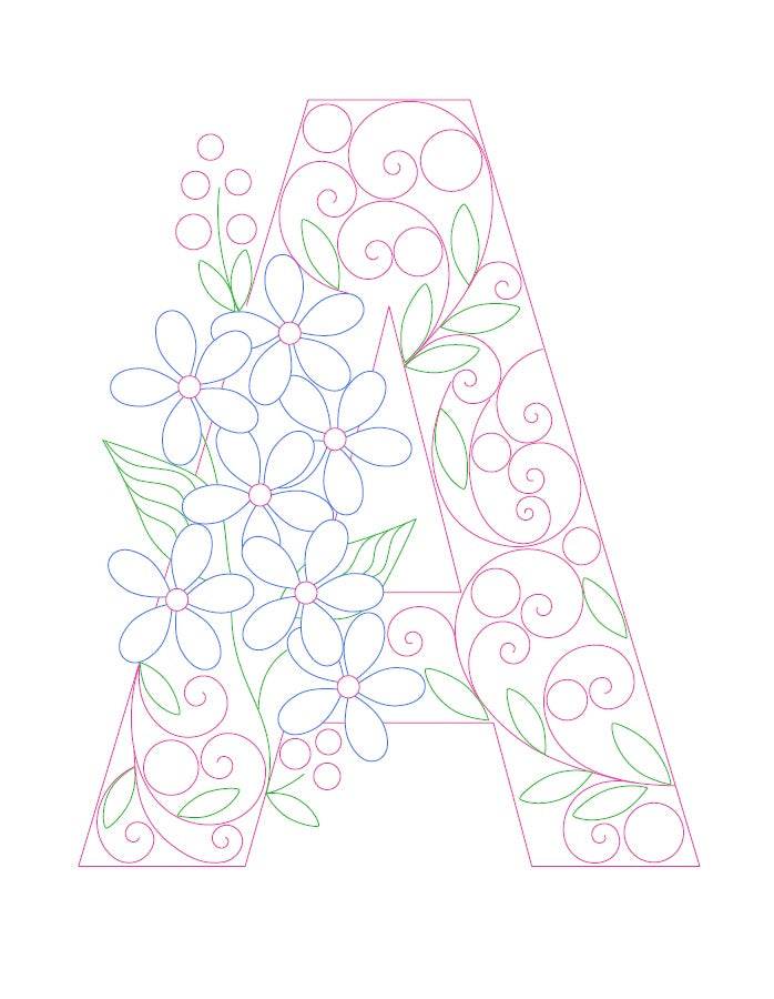 Paper Filigree Painting Kit - Letters - www.Shopthatapp.com