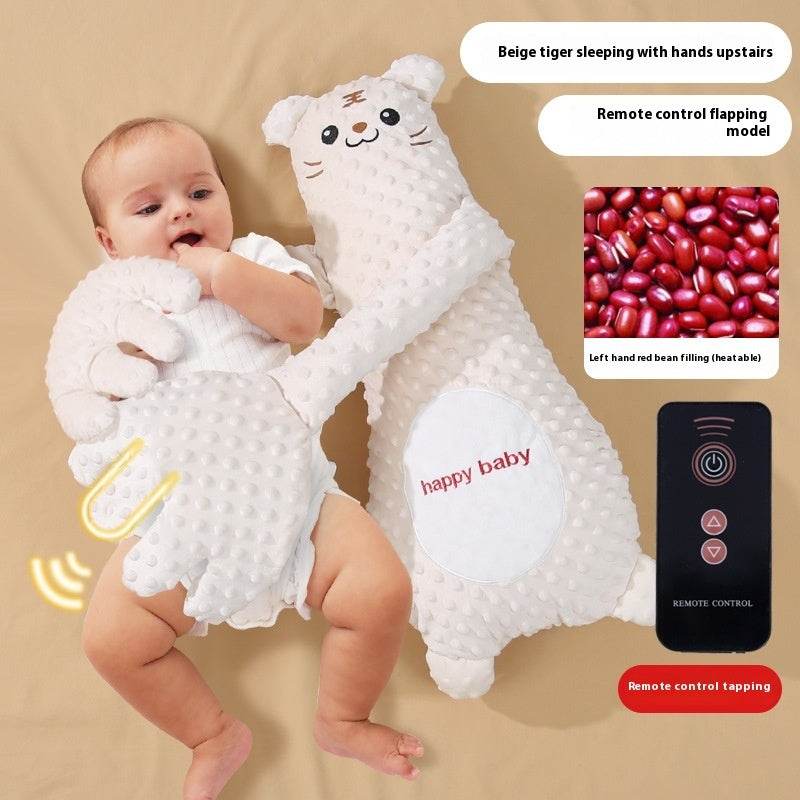 Infant Exhaust Pillow Hand Remote Controlled Soothing For Baby Sleep Cartoon Plush Toddler Comforting Hand - www.Shopthatapp.com