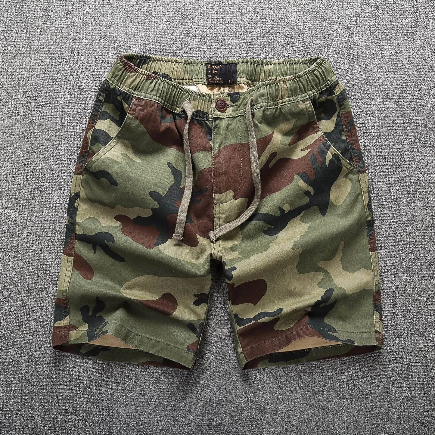 Straight Sports Leisure Five-point Workwear Cotton Camouflage Short Pants - www.Shopthatapp.com