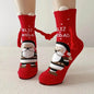 Christmas Magnetic Socks Cute Elk Santa Claus Snowman Hand-holding Socks For Couple - www.Shopthatapp.com