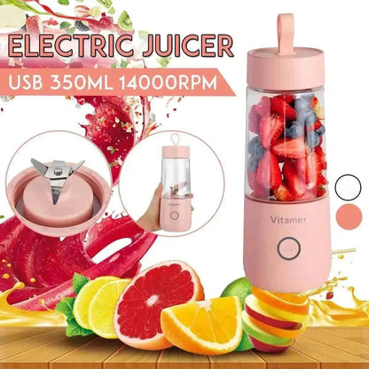 350ml Portable Blender / Juicer Electric Rechargeable Mixer - www.Shopthatapp.com