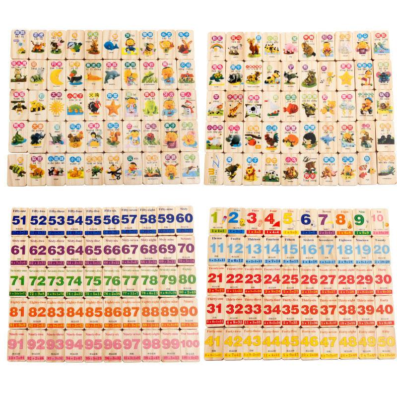 Wooden blocks math animal toys - www.Shopthatapp.com