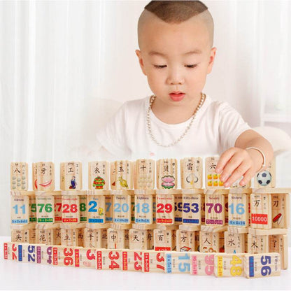 Wooden blocks math animal toys - www.Shopthatapp.com