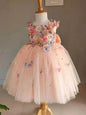 Children's Handmade Flower Fashion Special Dress Princess Ball Gown Dress Birthday Photoshoot Dress for girls Party dress for kids - www.Shopthatapp.com