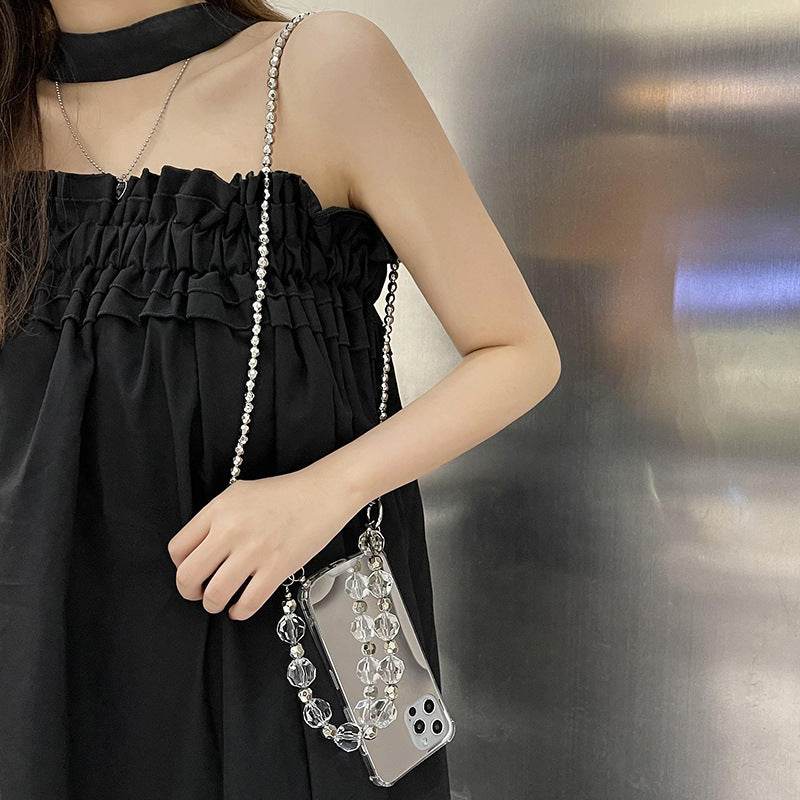 Luxury women wristband iphone case Makeup mirror phone case - www.Shopthatapp.com