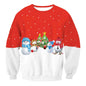 Autumn Winter Fashion Ugly Christmas Sweater Santa Elf Funny Pullover Womens Mens Print Sweaters Tops Clothing - www.Shopthatapp.com