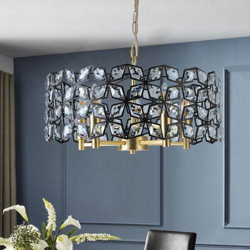 Modern Crystal Chandelier, Suitable For Living Room Round Crystal Lamp Luxury Home Decoration Lamps - www.Shopthatapp.com