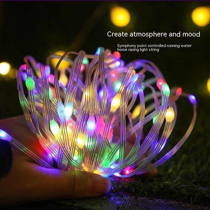 Smart Point Control Voice Control Lighting Chain Mobile Phone Bluetooth APP Control - www.Shopthatapp.com