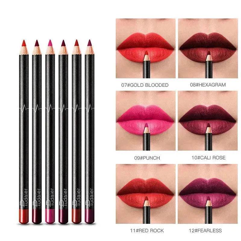 36 Color Lip Liner Waterproof Non-smudge Nude Color - www.Shopthatapp.com