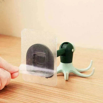 360 Degree Rotating Wall mounted No punch Sticky Hook - www.Shopthatapp.com #