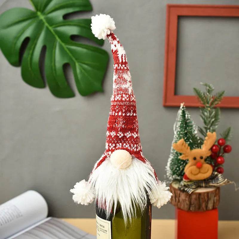 Christmas Decorations Christmas Wine Bottle Socks