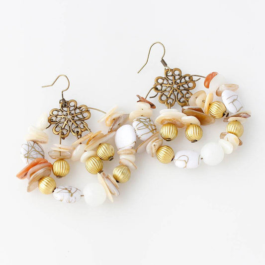 Bohemian style handmade beaded colorful Earrings - www.Shopthatapp.com