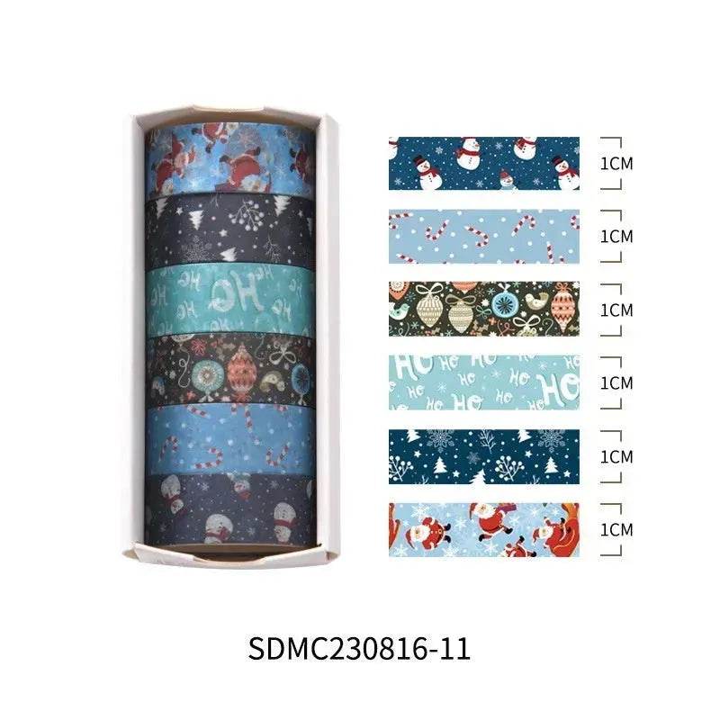 Creative Christmas Gift And Paper Adhesive Tape Journal Tape Christmas Decoration Material Cute Christmas Tape - www.Shopthatapp.com