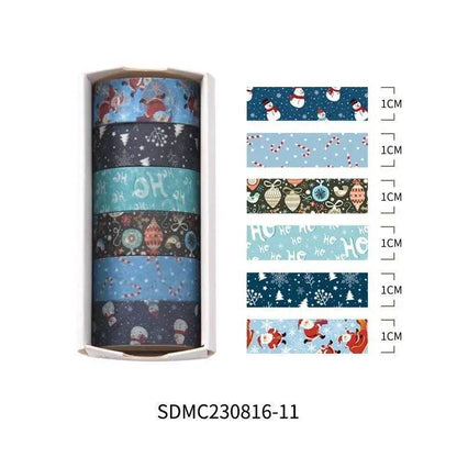 Creative Christmas Gift And Paper Adhesive Tape Journal Tape Christmas Decoration Material Cute Christmas Tape - www.Shopthatapp.com