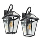 Modern Outdoor Waterproof Wall Lights fixture Support Many Types Of Bulb-2 Packs - www.Shopthatapp.com