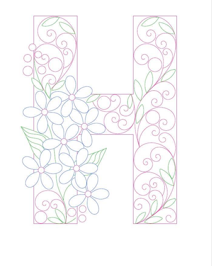 Paper Filigree Painting Kit - Letters - www.Shopthatapp.com