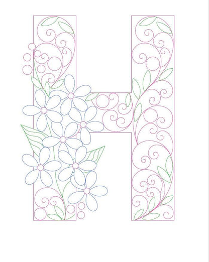 Paper Filigree Painting Kit - Letters - www.Shopthatapp.com