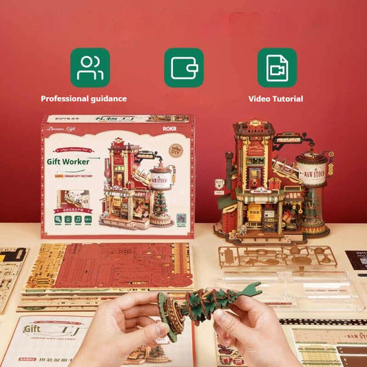 3D Puzzle Wooden Assembly Block Toy - www.Shopthatapp.com