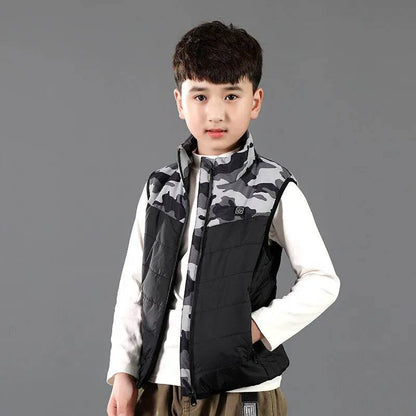 Children Thermal Winter Vest Jacket Outwear Boy Girl Kids - www.Shopthatapp.com