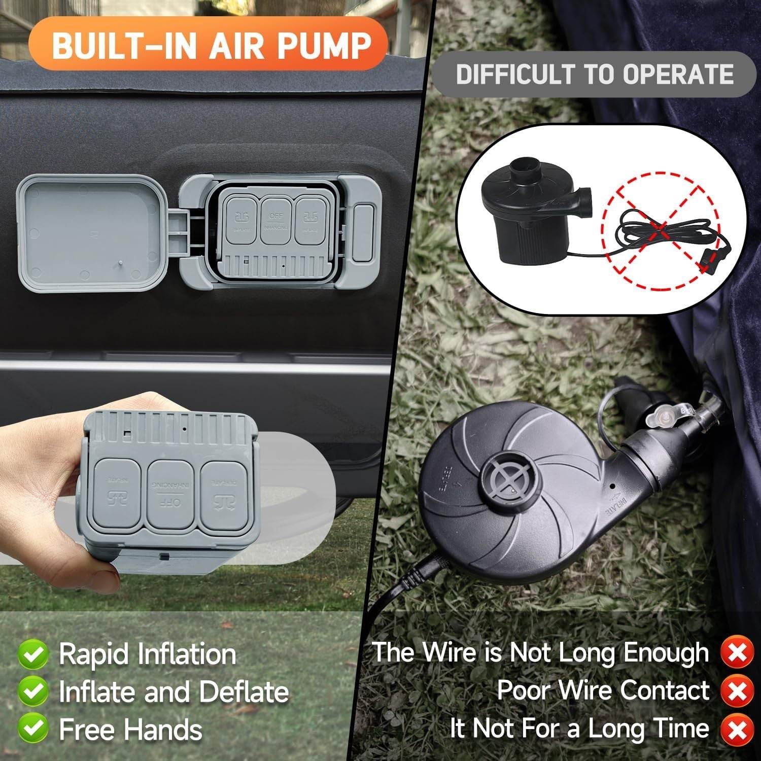 Inflatable Truck Bed Outdoor Camping Air Mattress 6.0-6.5ft - www.Shopthatapp.com