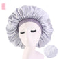 Beauty print Satin Silk Hair Bonnet for sleeping - www.Shopthatapp.com