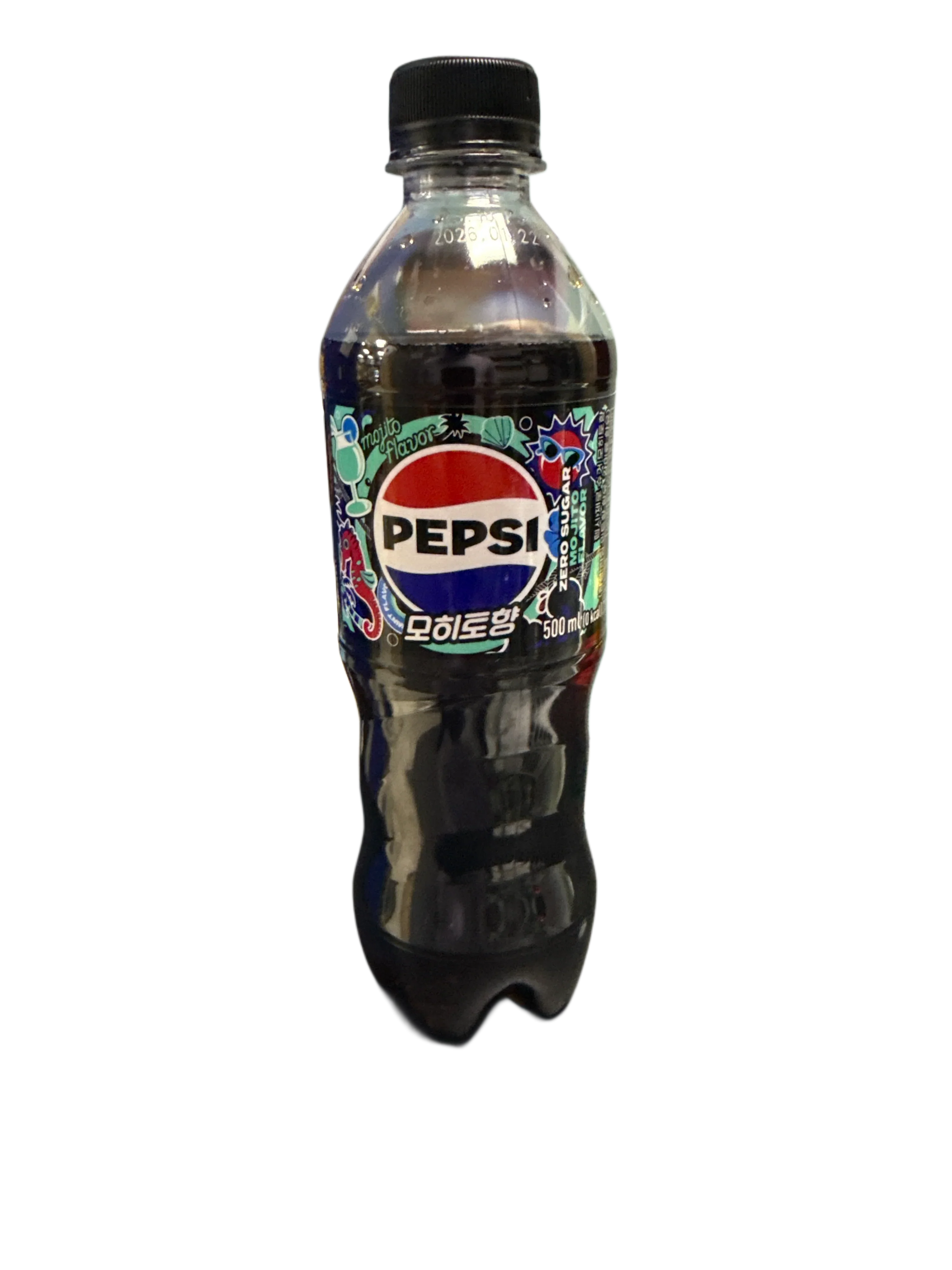 Pepsi Zero Sugar Mojito Flavoured Bottle 500ML - Chinese Edition - www.Shopthatapp.com