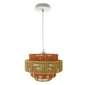 Dorset Pendant Lamp - White And Natural Terracotta - www.Shopthatapp.com