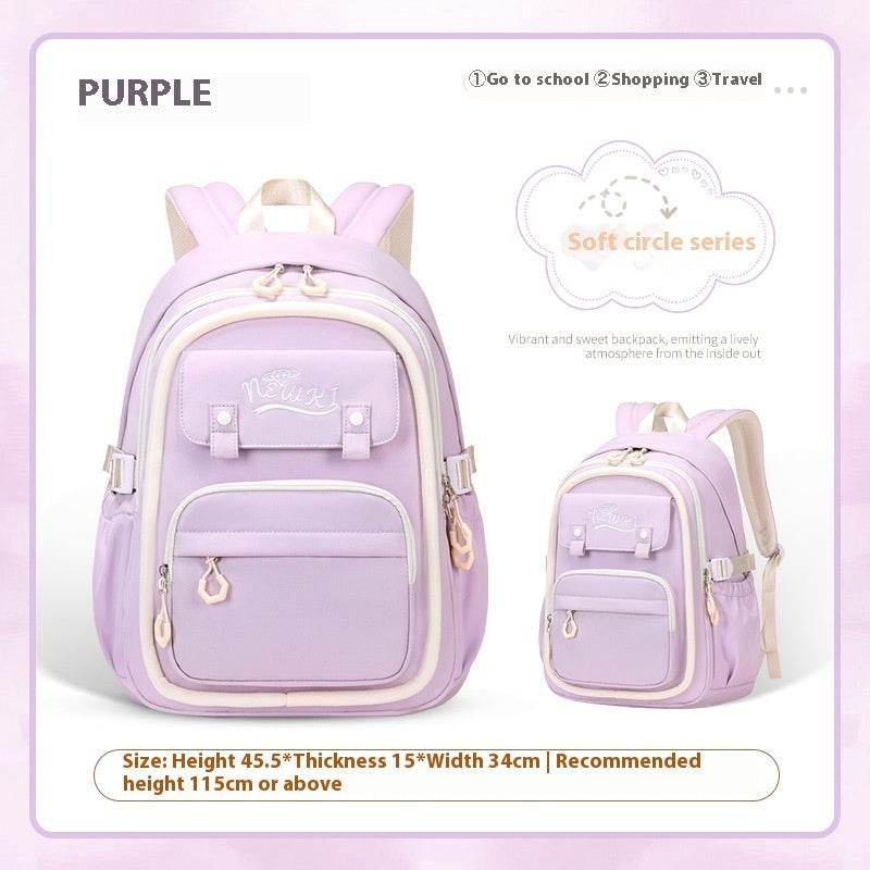 Girls' Super Lightweight Large Capacity Multi-compartment Waterproof Backpack - www.Shopthatapp.com
