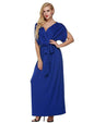4XL Big Size Dress Elegant Women Long wrap Dresses Summer Dresses - www.Shopthatapp.com