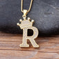 Letter Pendant with Chain - Gold - www.Shopthatapp.com