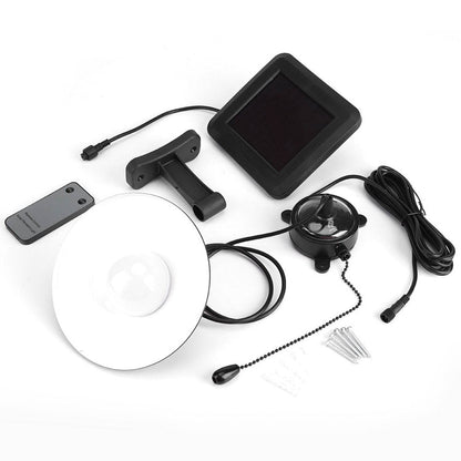 Solar Powered Garden Patio Pendant Light Remote Control Hanging Lamp Decking - www.Shopthatapp.com