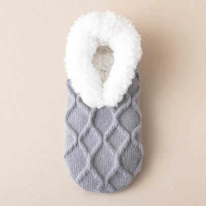 Winter Warm Short Cotton Slipper Socks Unisex Thicken Thermal Plush Home Floor Sock Soft Non-slip Grip Fuzzy Floor Fluffy Socks - www.Shopthatapp.com