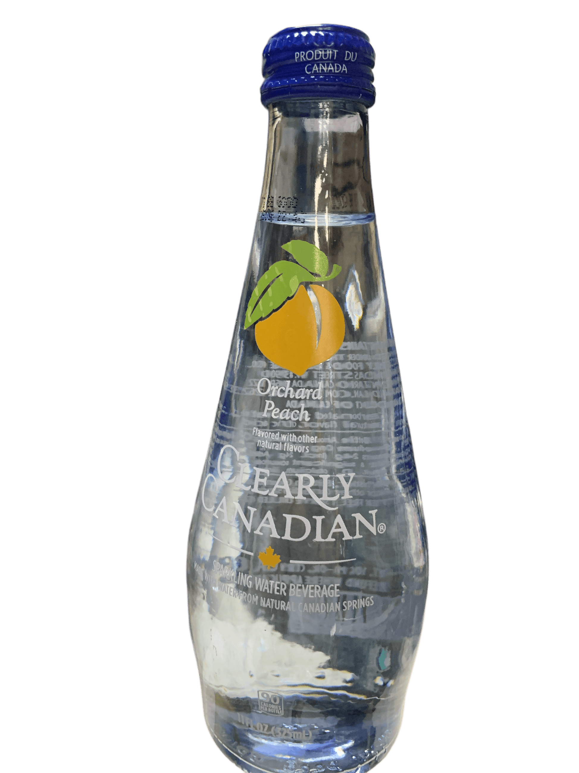 Clearly Canadian Sparkling Orchard Peach Bottle 325ML - Canadian Edition - www.Shopthatapp.com