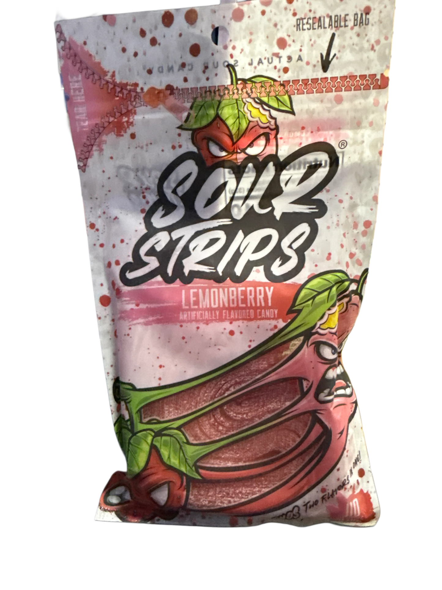 Sour Strips Lemonberry Flavour 96G - U.S Edition - www.Shopthatapp.com