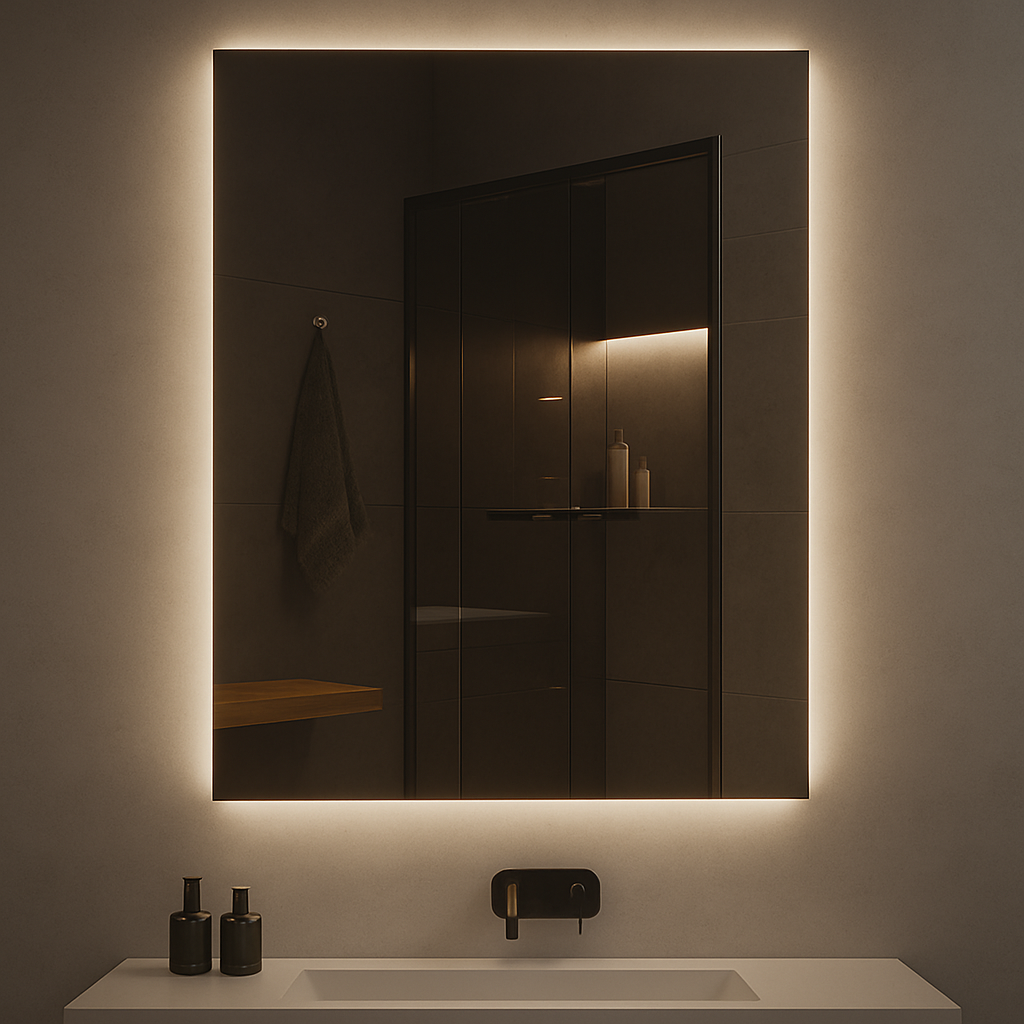 NEBULA PureGlow Backlit LED Vanity Mirror – Anti-Fog | 24–60" - www.Shopthatapp.com