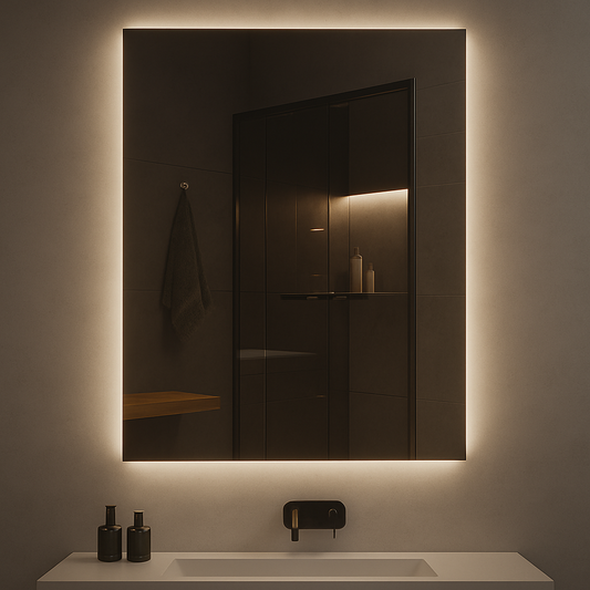 NEBULA PureGlow Backlit LED Vanity Mirror – Anti-Fog | 24–60" - www.Shopthatapp.com