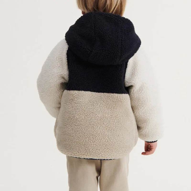 Children's Double-sided Wear Hooded Cotton Coat Jacket - www.Shopthatapp.com