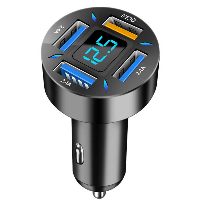 Four-port Car Charger 4USB Car Charger - www.Shopthatapp.com