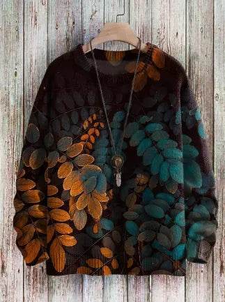 Men's Waffle Crew Neck Sweatshirt Pullover top Unisex - www.Shopthatapp.com