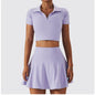 2pcs Tennis Skirt set Sports Skort Workout Exercise Outfit - www.Shopthatapp.com