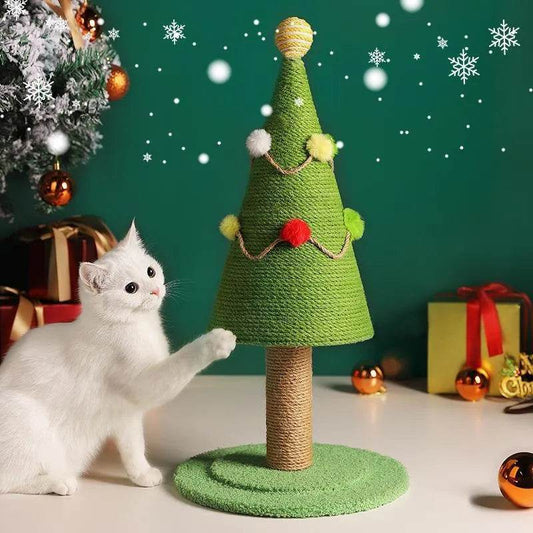 Natural Christmas Tree Cat Climbing Frame - www.Shopthatapp.com