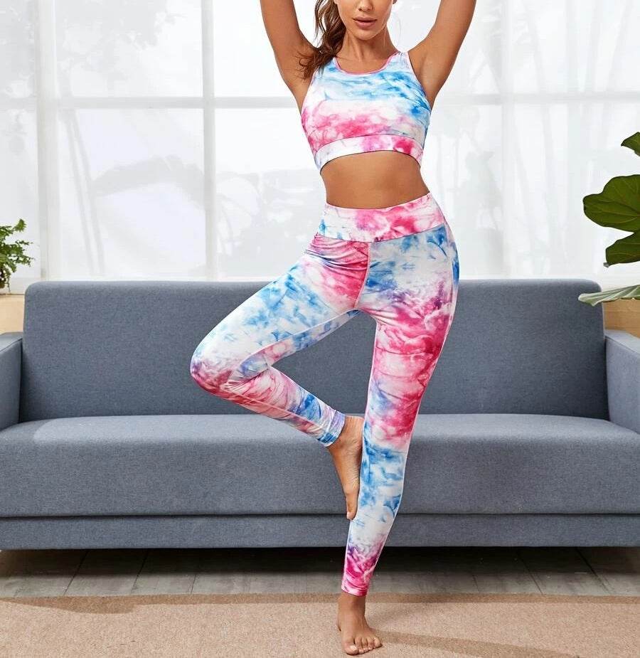 Women Workout Yoga Exercise Fitness Yoga 2 piece set - www.Shopthatapp.com