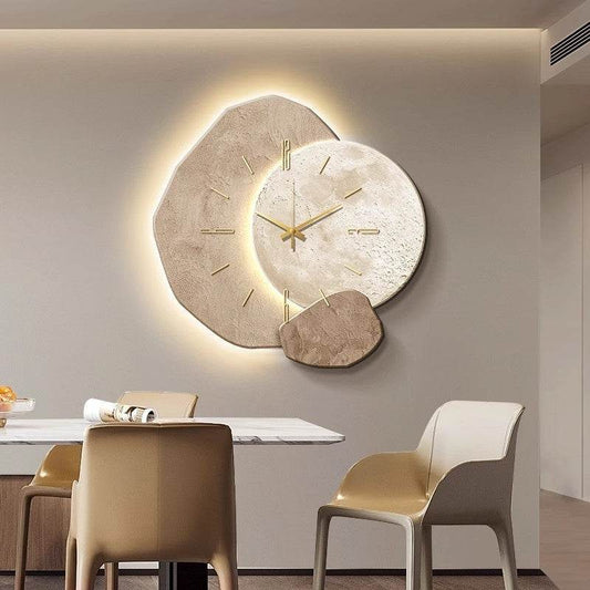 Lucky Stone Restaurant Clock Wall Clock - www.Shopthatapp.com
