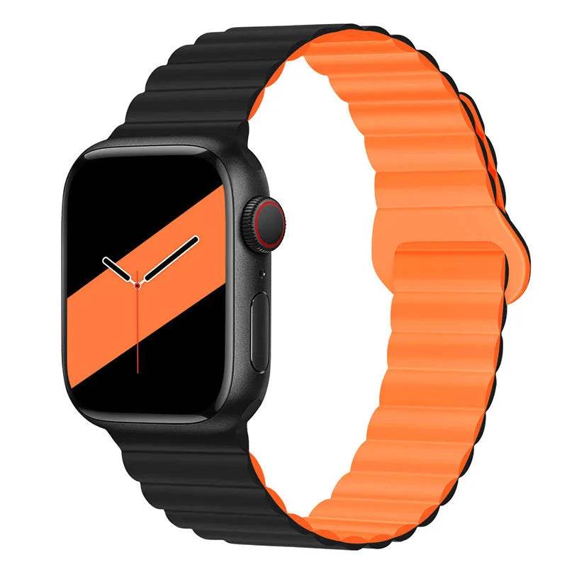 Band Silicone Magnetic Watch Strap - www.Shopthatapp.com
