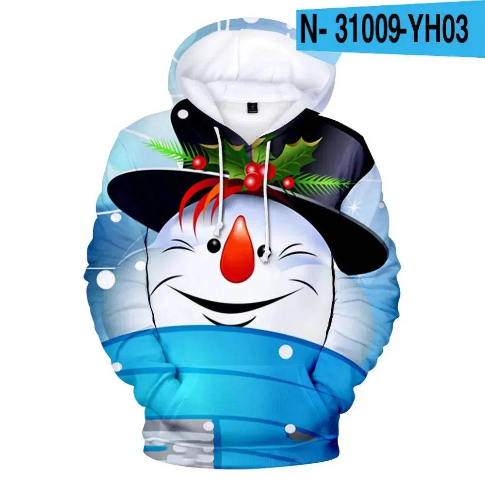 New Funny Christmas Printed Hoodie sweatshirt - www.Shopthatapp.com