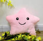 Unique Luminous Pillow Vivid Star Design LED Light Colorful Cushion Stars Plush Pillow Toys Gift For Kids Children Girl - www.Shopthatapp.com