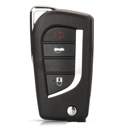 Folding Key Shell Camry Reeling Ruizhi Highlander Remote Control Key Shell 4 Keys - www.Shopthatapp.com