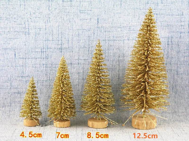 Blue Gold Silver And Red Mini Christmas Tree Ornaments - www.Shopthatapp.com