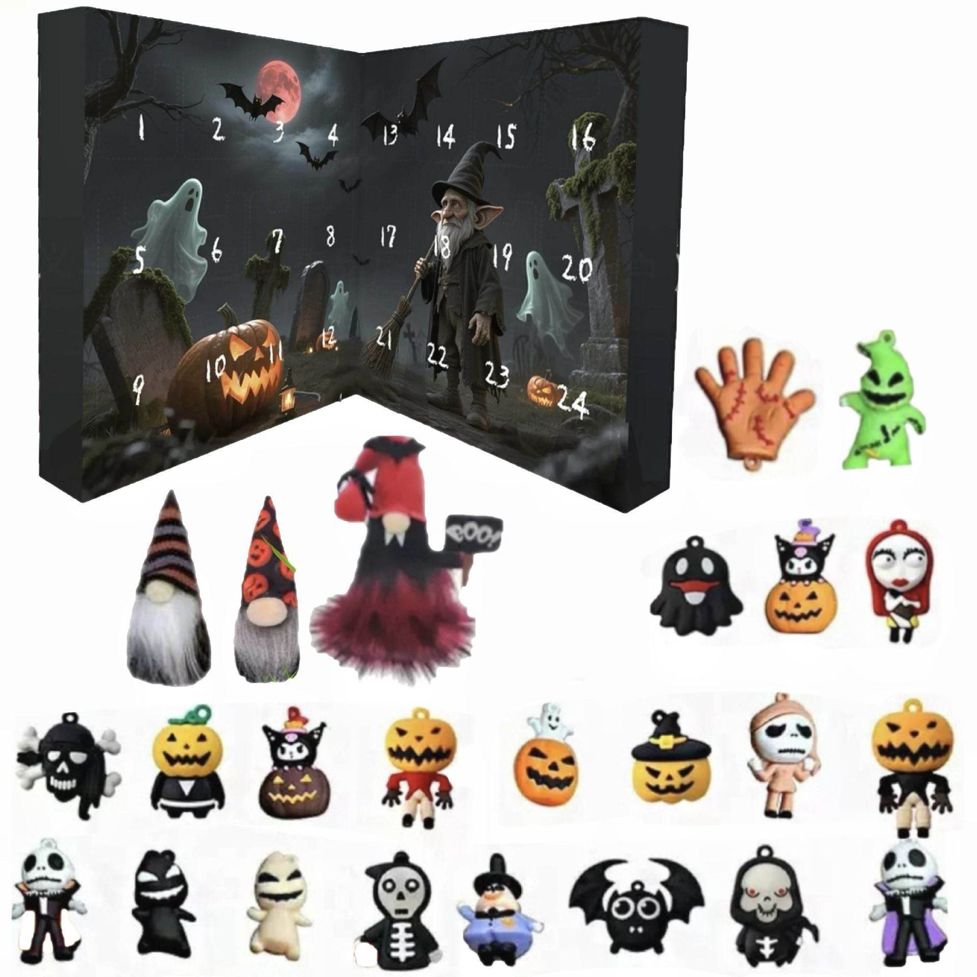 Halloween Holiday Calendar Countdown Blind Box - www.Shopthatapp.com